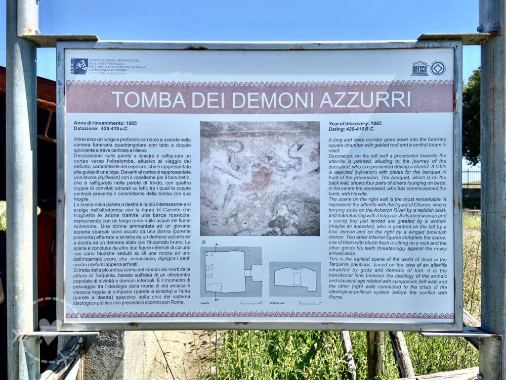 Una giornata alla Necropoli di Tarquinia per conoscere gli etruschi.